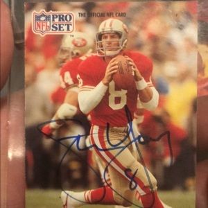 Steve Young autograft card